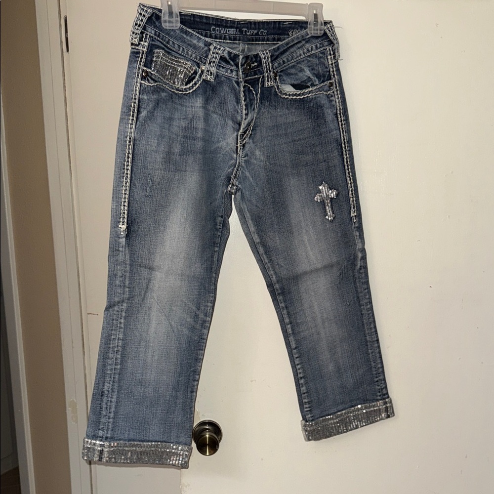 Cowgirl Tuff Blue Denim Jeans